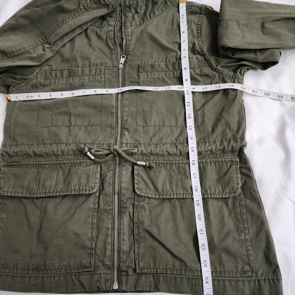 Old Navy Twill Field Jacket Hunter Pines Women's Medium - Picture 11 of 14